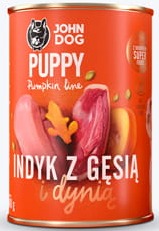John Dog Pumpkin gęś, indyk puppy 400 g