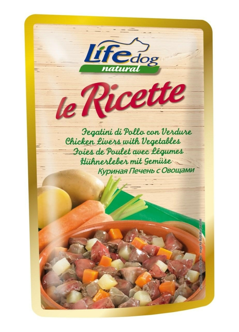 Life Dog Le Ricette wątróbka, warzywa 95 g
