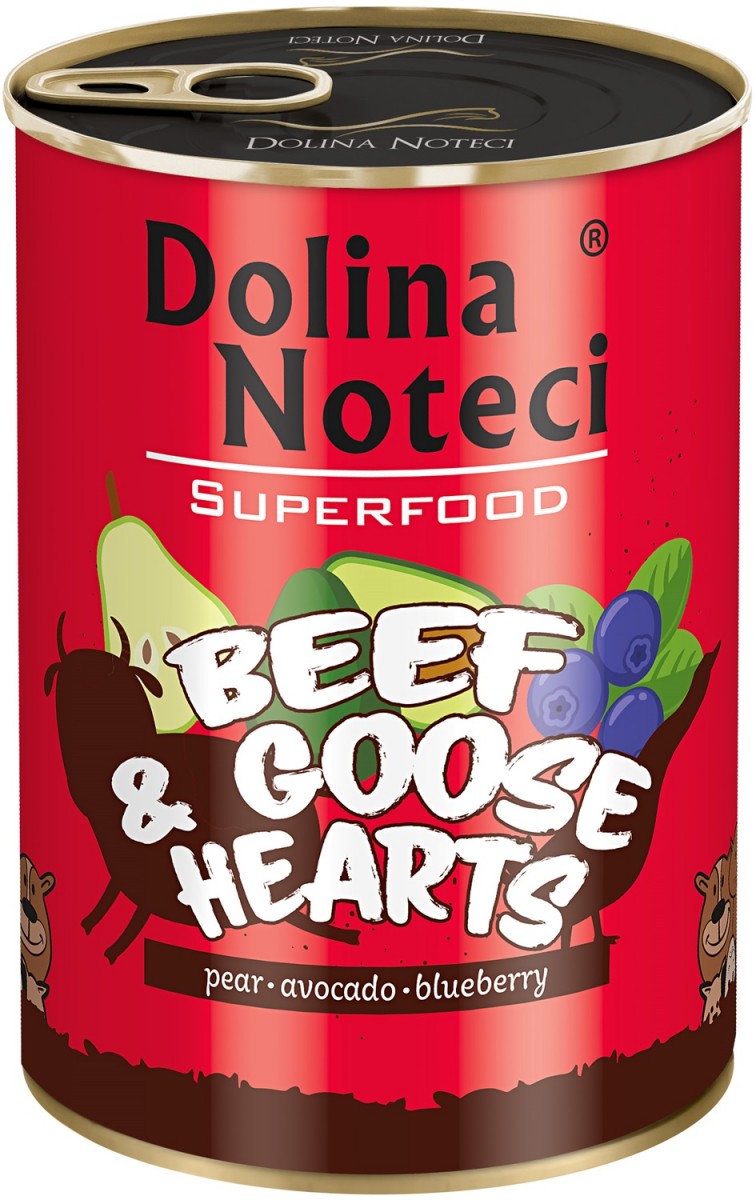 Dolina Noteci Superfood wołowina, gęś adult 400 g