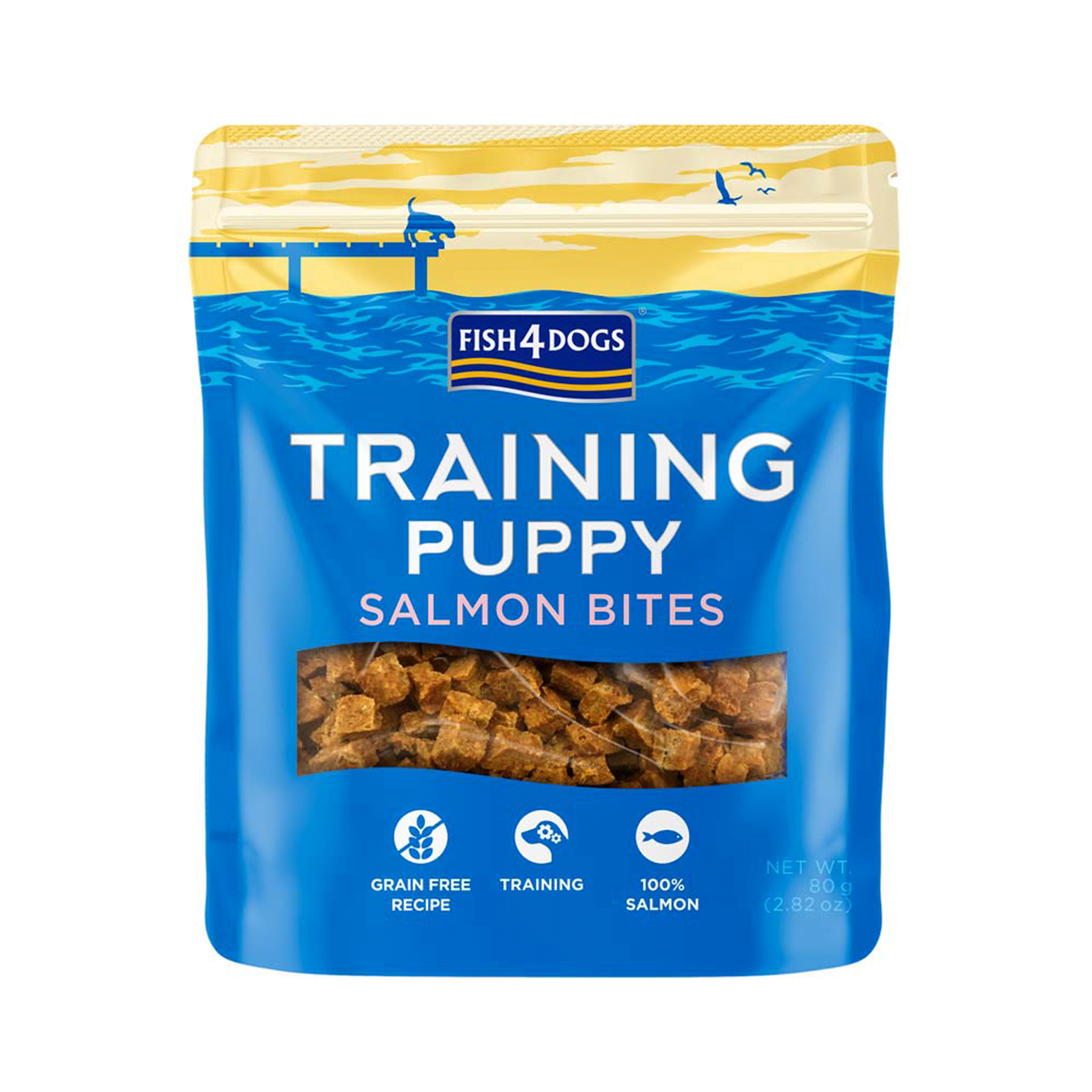 Fish4Dogs Training łosoś junior 80 g