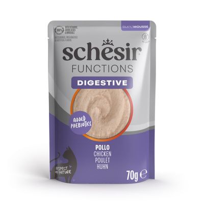 Schesir Functions Digestive kurczak pasztet 70 g × 12