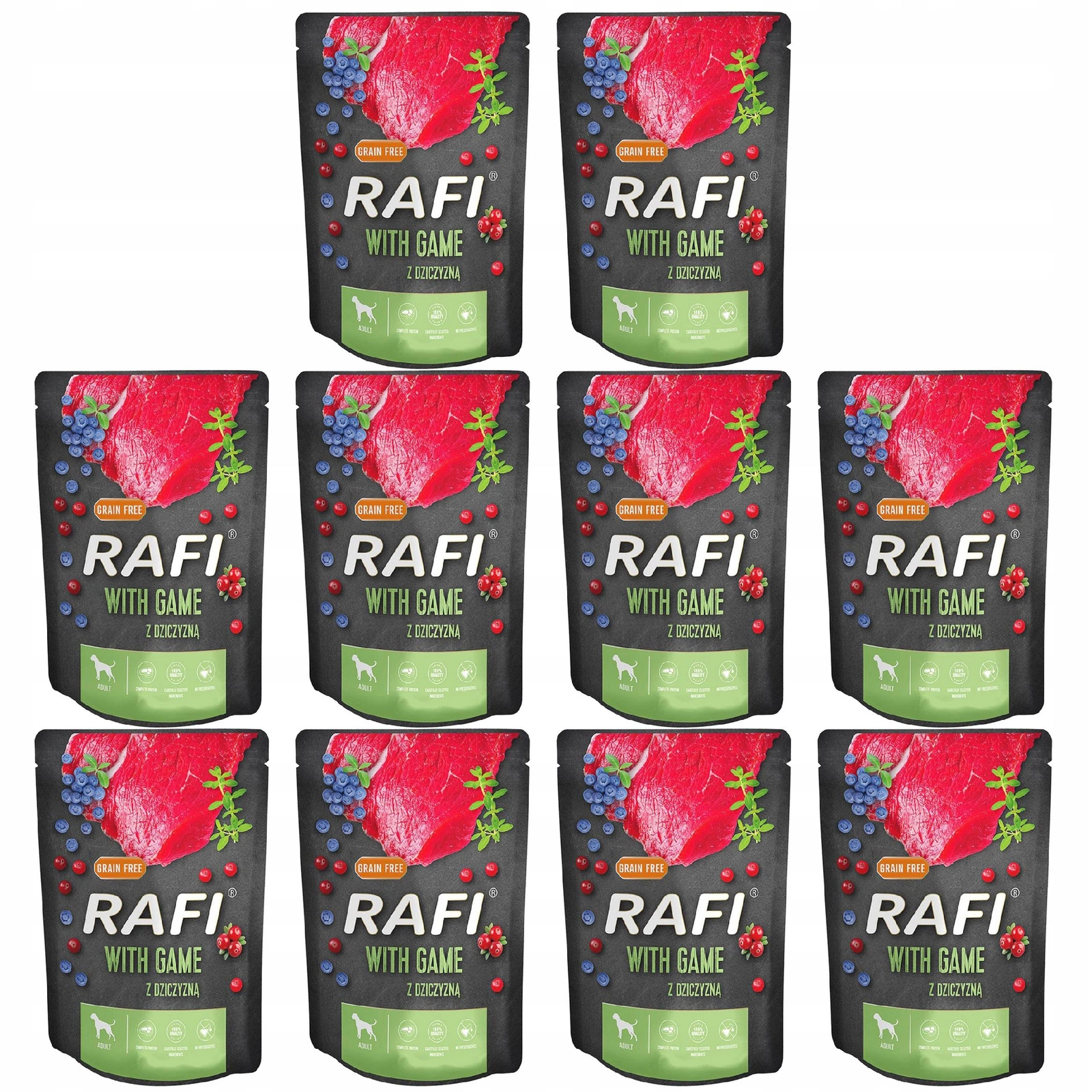 Rafi dziczyzna 300 g × 10
