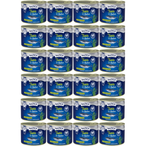 Baltica Excellent Skin & Coat tuńczyk, kurczak adult 185 g × 24