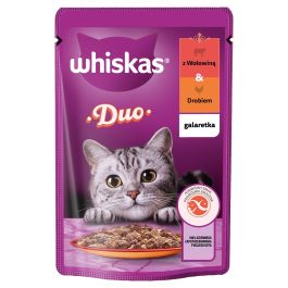 Whiskas Duo drób, wołowina w galaretce adult 85 g