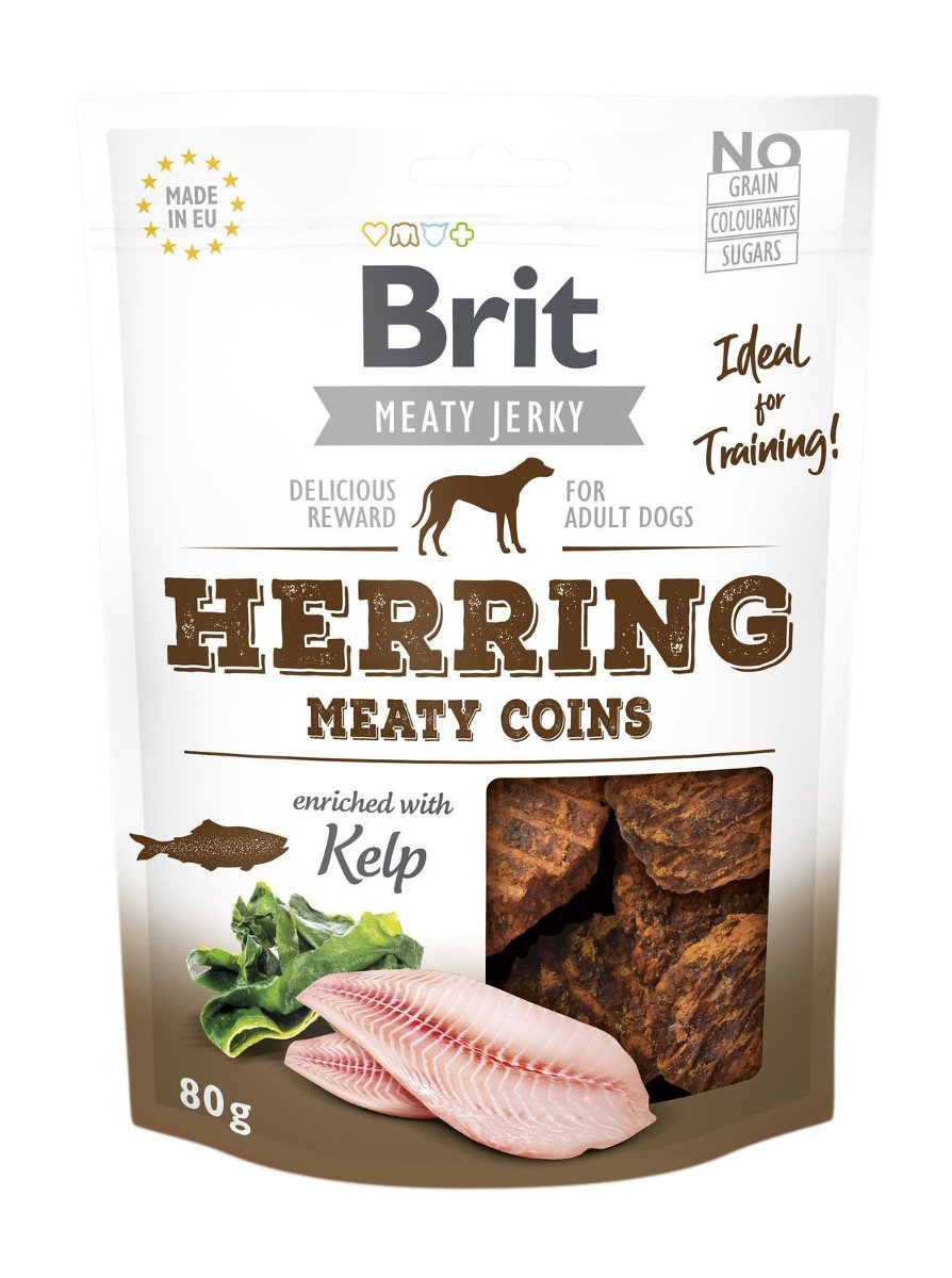 Brit Jerky Snack śledź adult 80 g