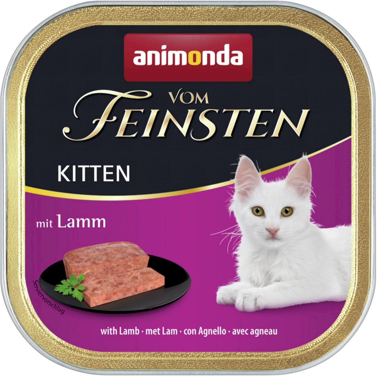 Animonda Vom Feinsten jagnięcina pasztet kitten 100 g