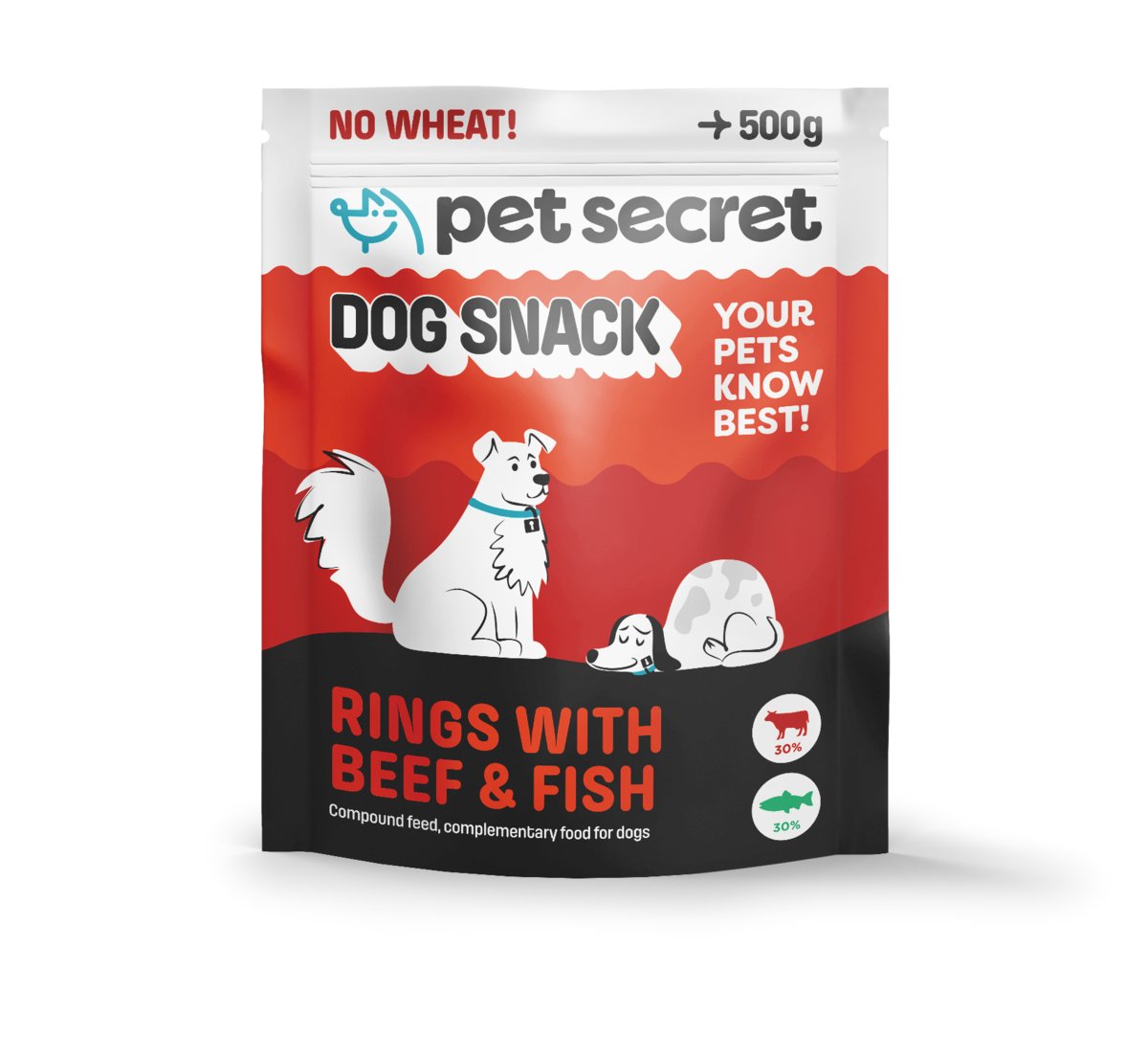 Pet Secret dorsz, wołowina 500 g