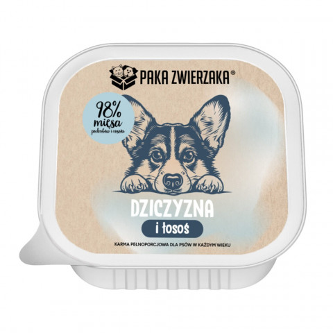Paka Zwierzaka dzik, łosoś 150 g