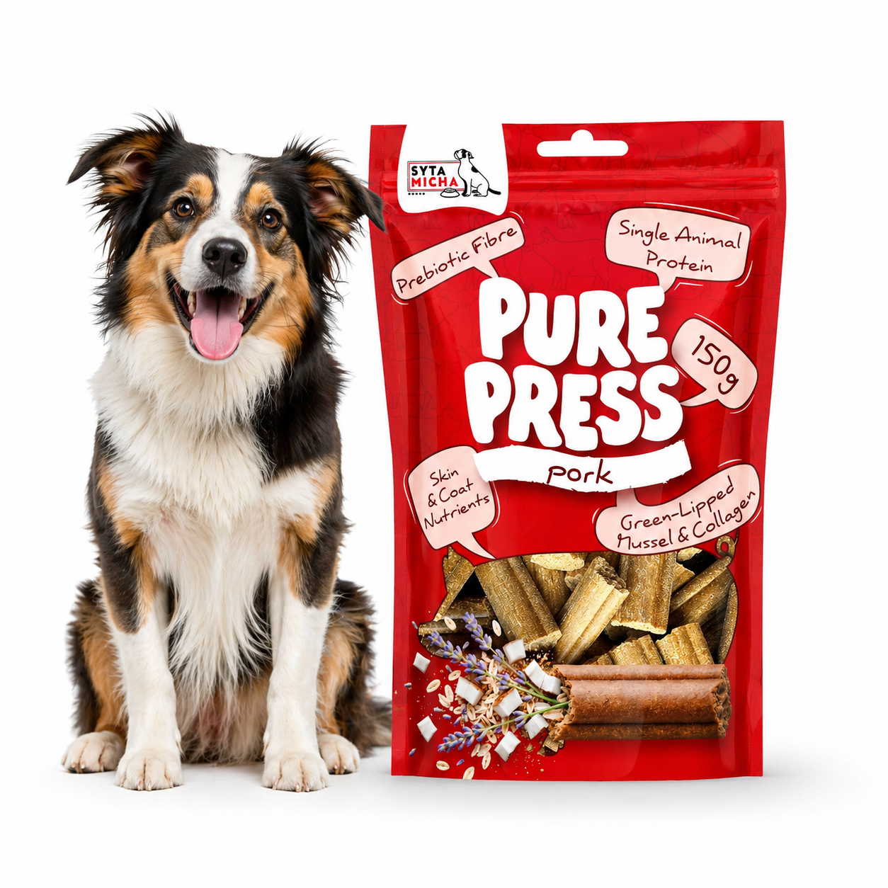 Syta Micha Pure Press wieprzowina 150 g