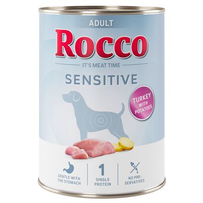 Rocco Sensitive indyk adult 400 g × 6