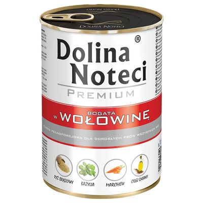 Dolina Noteci Premium wołowina adult 400 g × 24