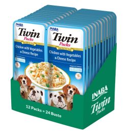 Inaba Dog Twin kurczak, ser 40 g × 24