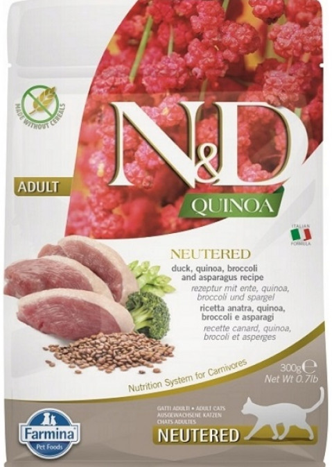 Farmina N&D Quinoa Sterilised kaczka z quinoa adult 300 g