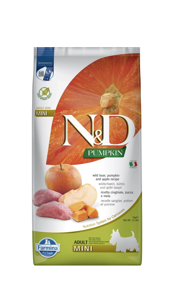Farmina N&D Pumpkin dziczyzna adult małe rasy 7 kg