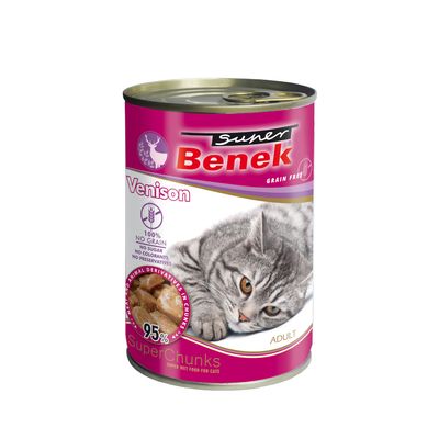Super Beno Super Chunks Sensitive dziczyzna w sosie adult 415 g × 10