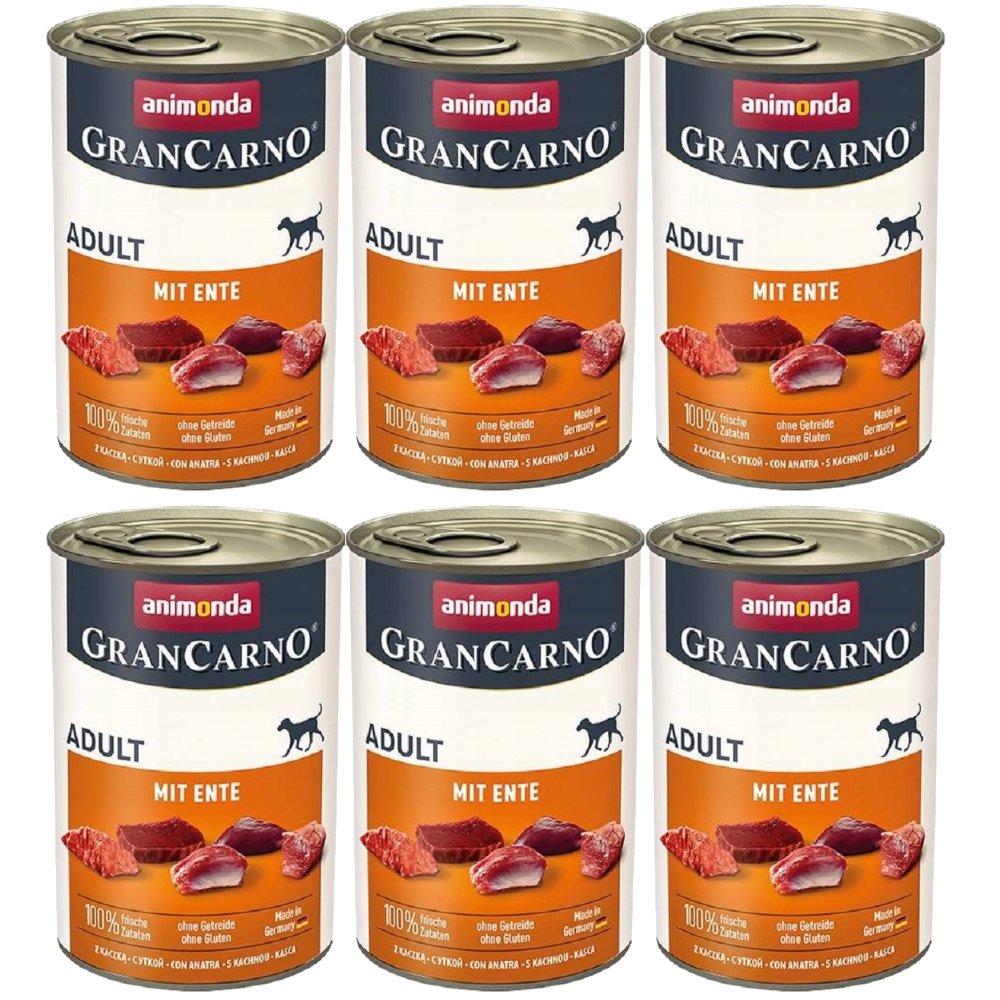 Animonda GranCarno kaczka adult 400 g × 6