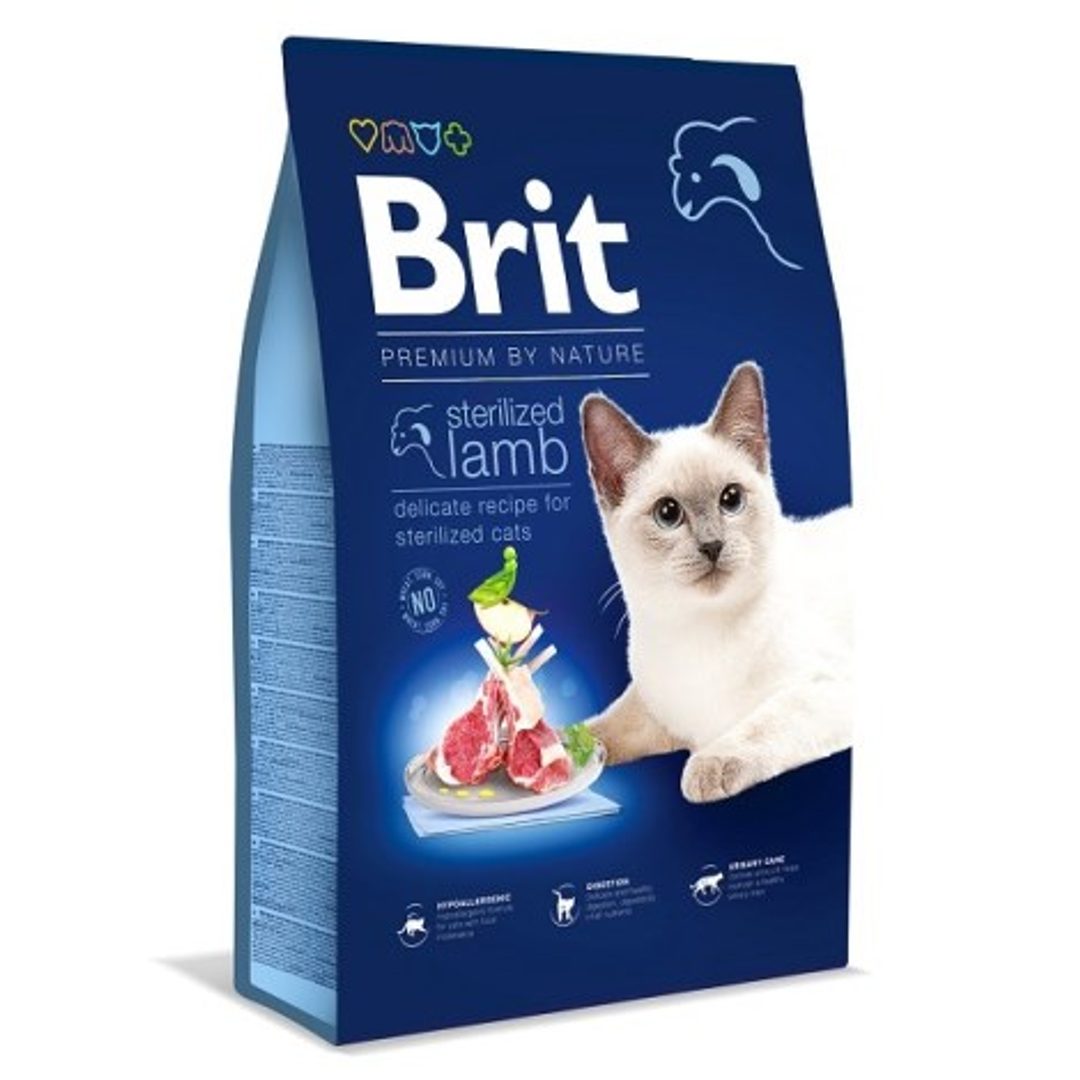Brit Premium by Nature Sterilised jagnięcina adult 8 kg
