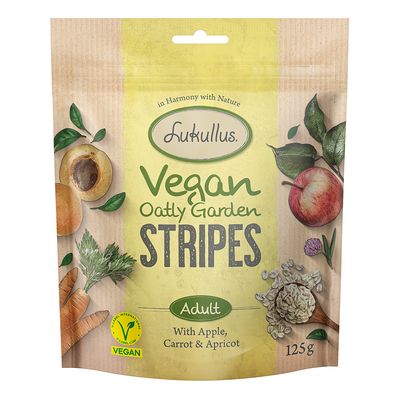 Lukullus Vegan Oatly Garden Stripes jabłko, marchew, morela 125 g