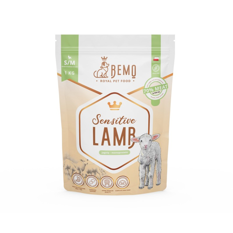 Bemo Sensitive jagnięcina adult 3 kg