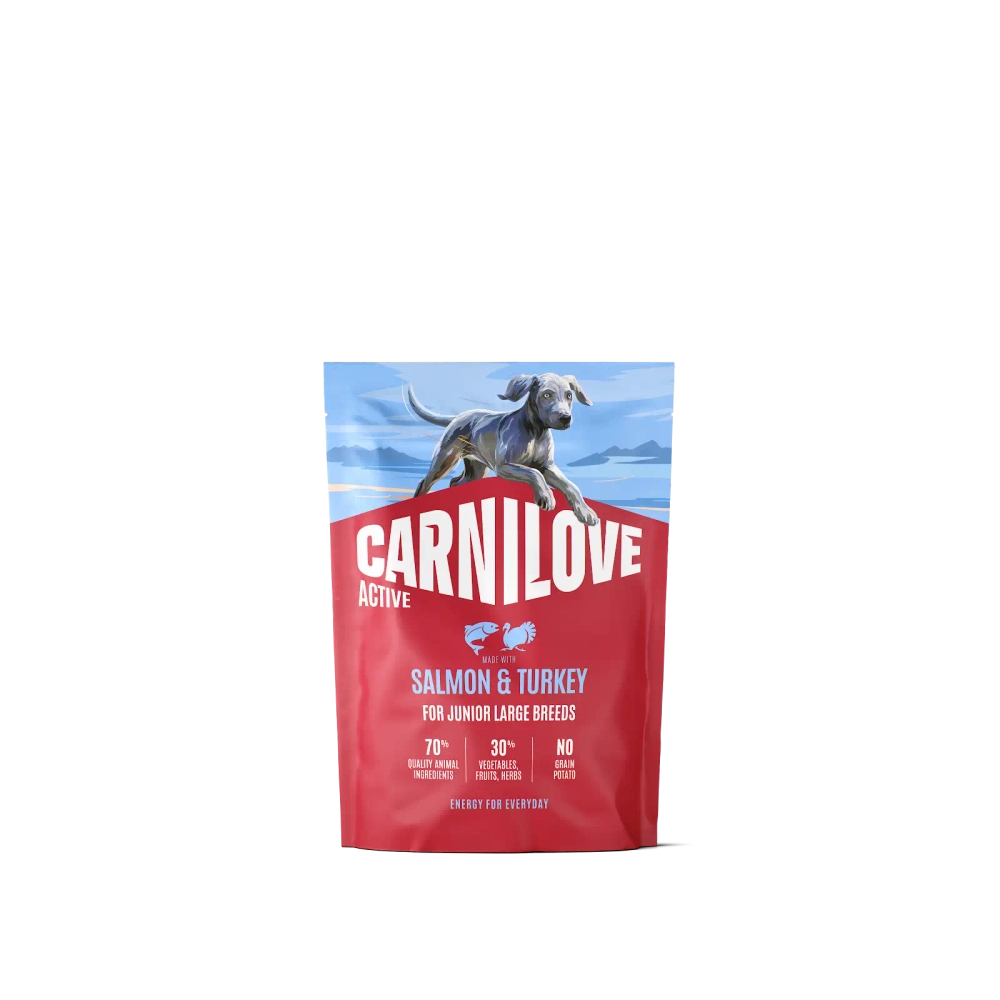 Carnilove Active Dog łosoś, indyk junior duże rasy 1,5 kg