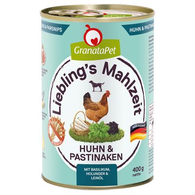 GranataPet Liebling's Mahlzeit kurczak adult 400 g × 6