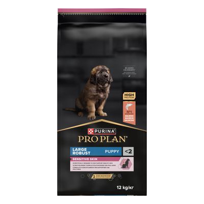 Purina Pro Plan Sensitive Skin łosoś puppy duże rasy o masywnej budowie 12 kg × 2