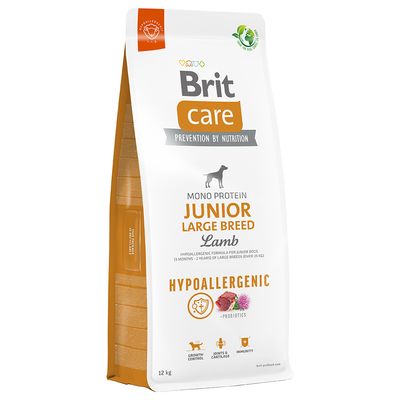 Brit Care jagnięcina junior duże rasy 12 kg × 2