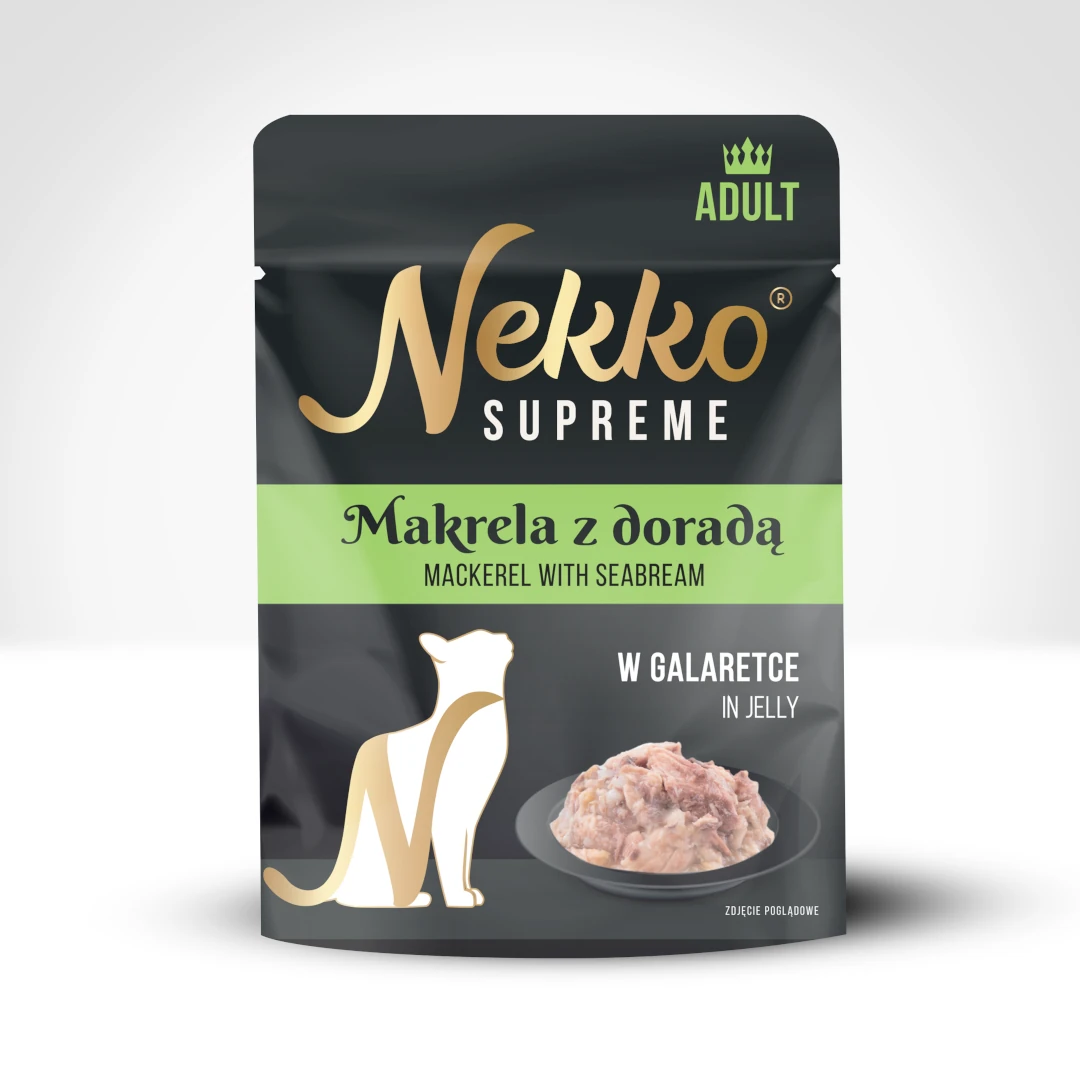 Nekko Supreme dorada, makrela w galaretce adult 70 g