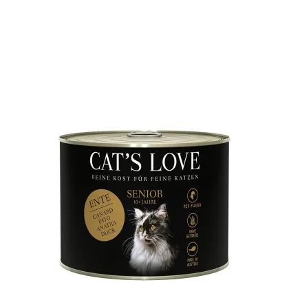 CAT'S LOVE kaczka w galaretce senior 200 g