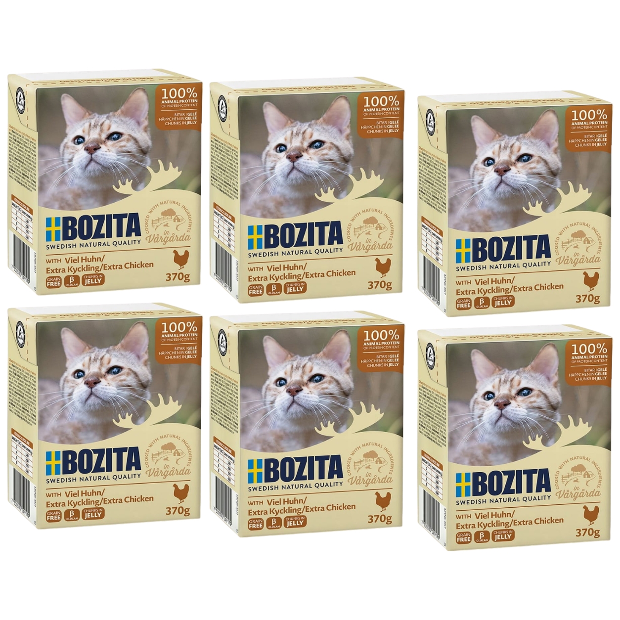 Bozita Feline kurczak w galaretce adult 370 g × 6
