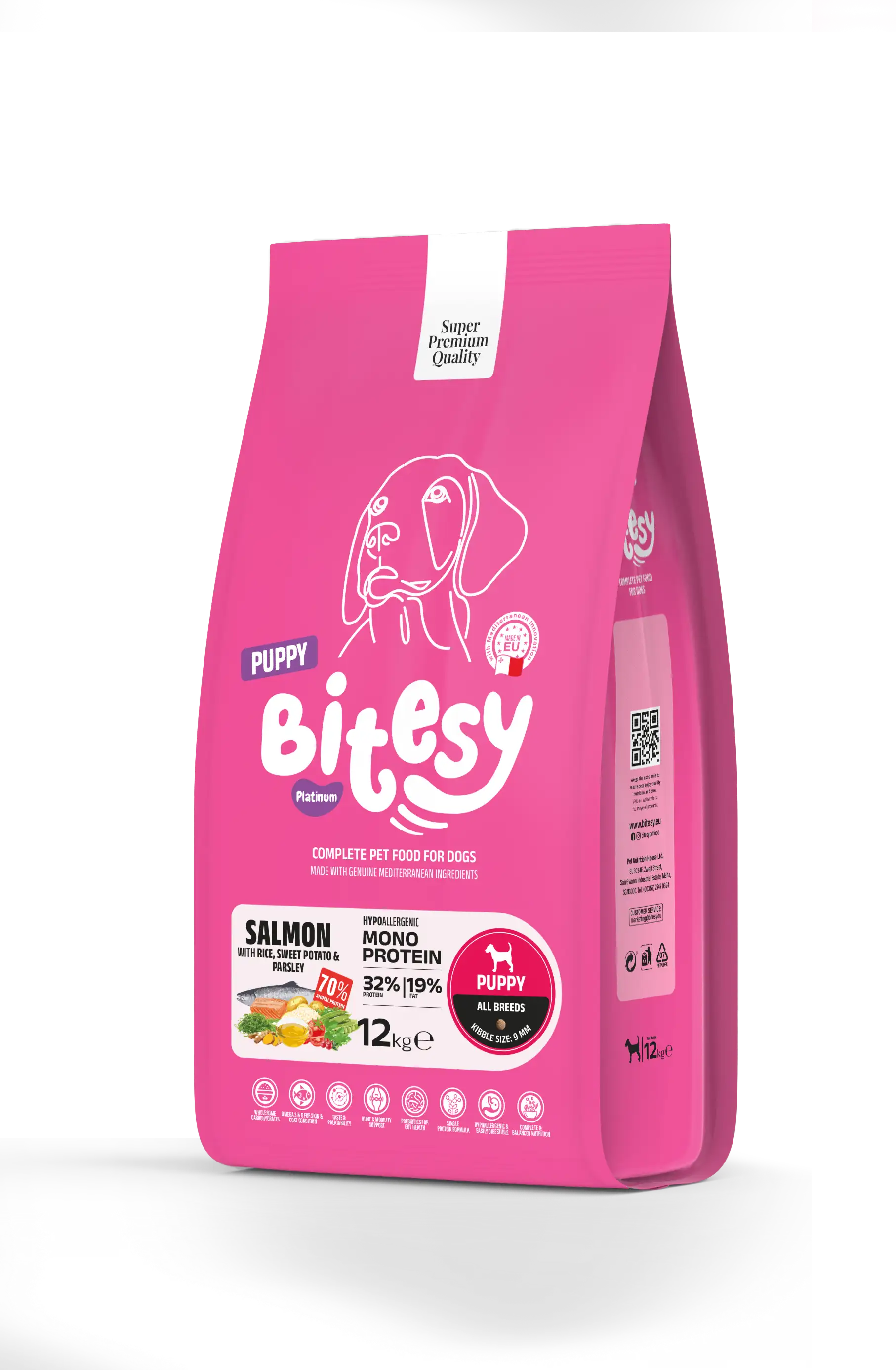 Bitesy łosoś puppy 12 kg