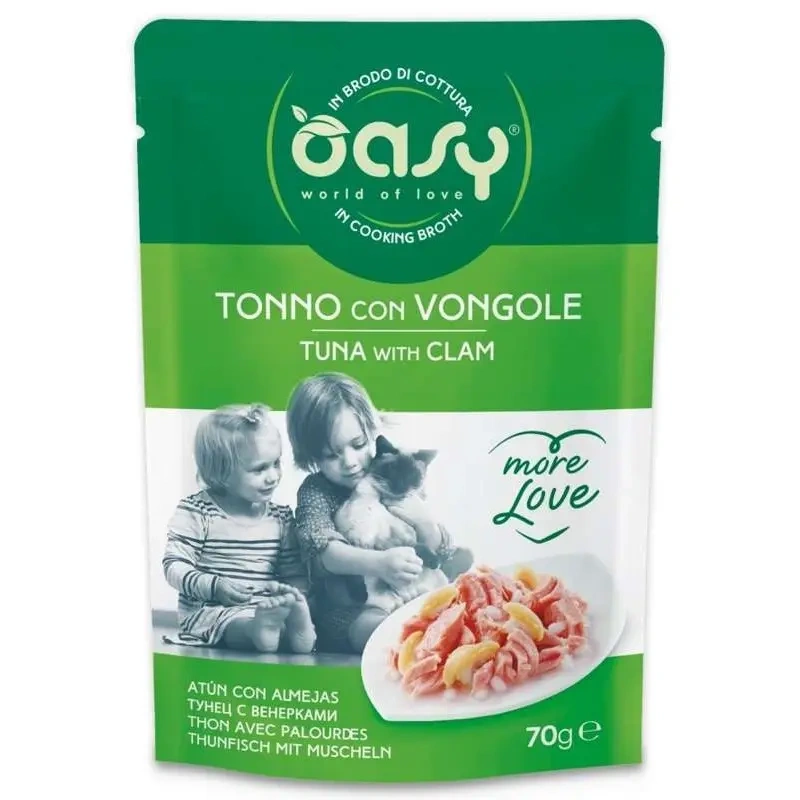 Oasy More Love Sensitive tuńczyk, małże w bulionie adult 70 g