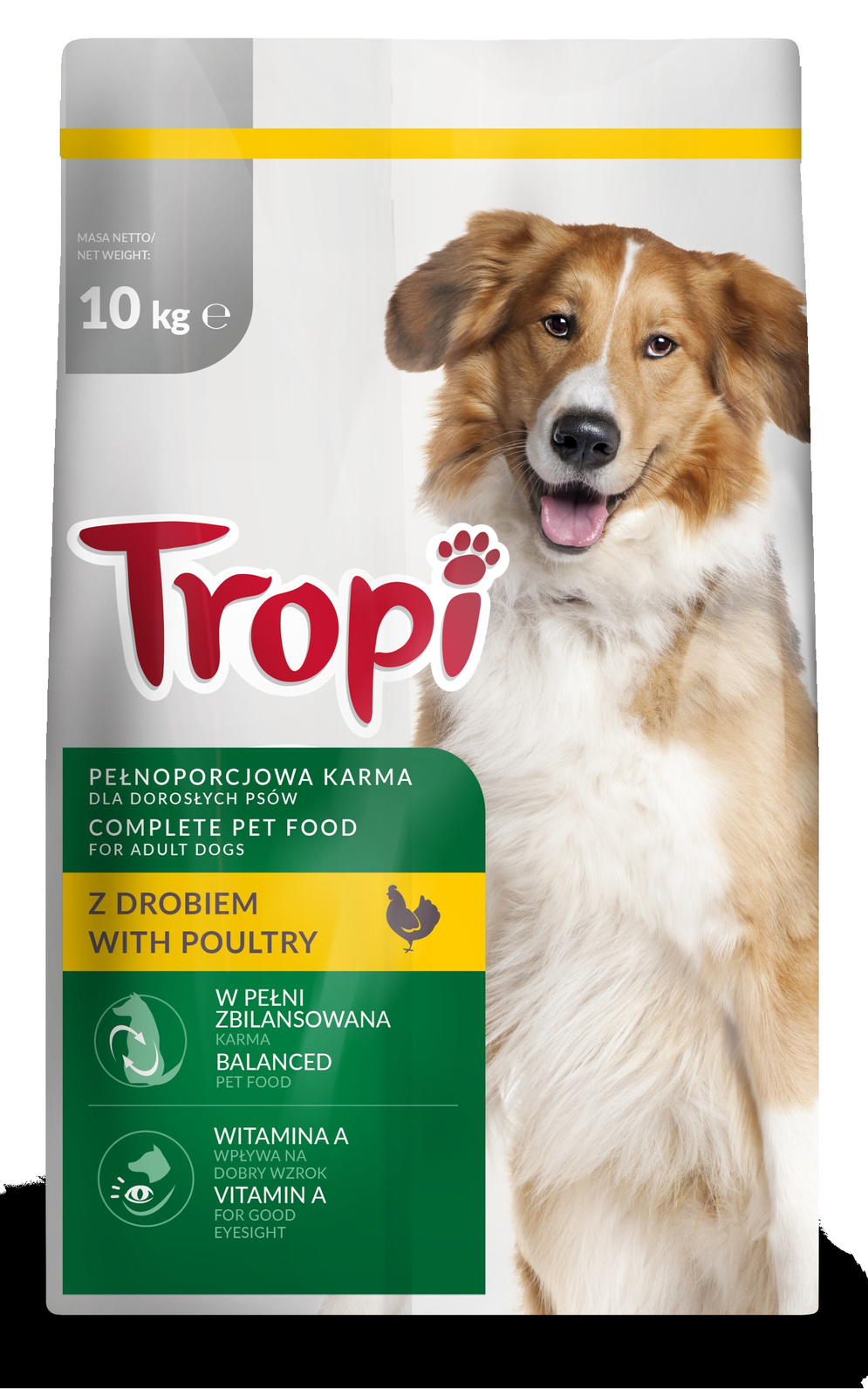 Tropi drób dla dorosłych psów 10 kg