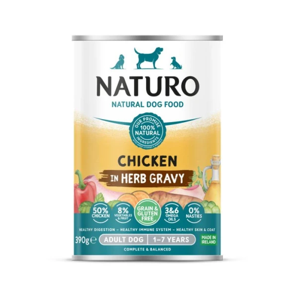 Naturo kurczak z batatem adult 390 g