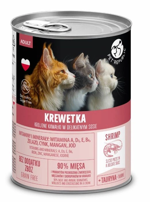 Pet Republic krewetka w sosie adult 400 g