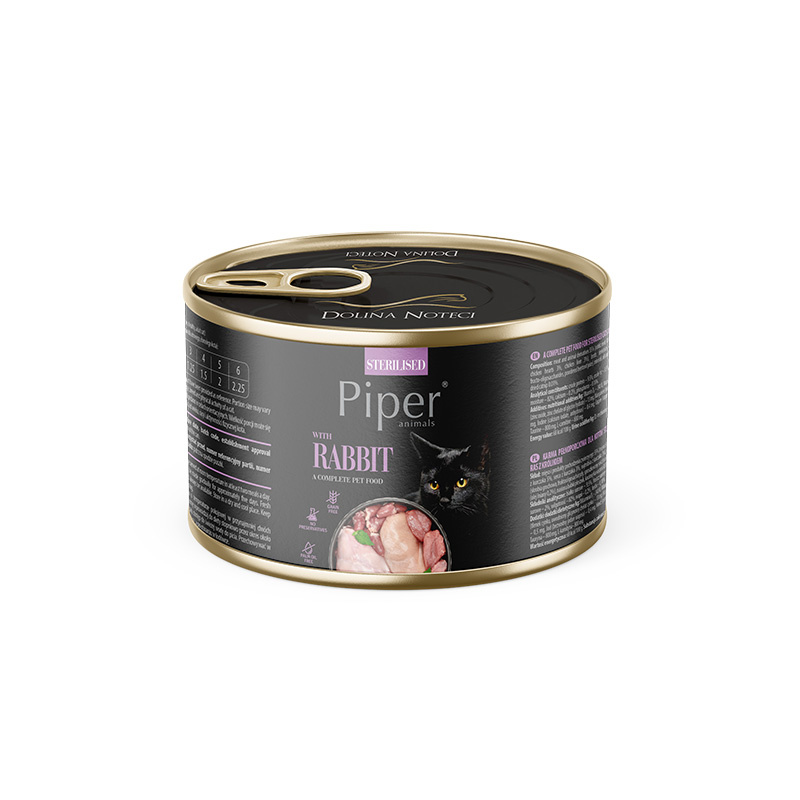 Piper Animals Sterilised królik adult 185 g