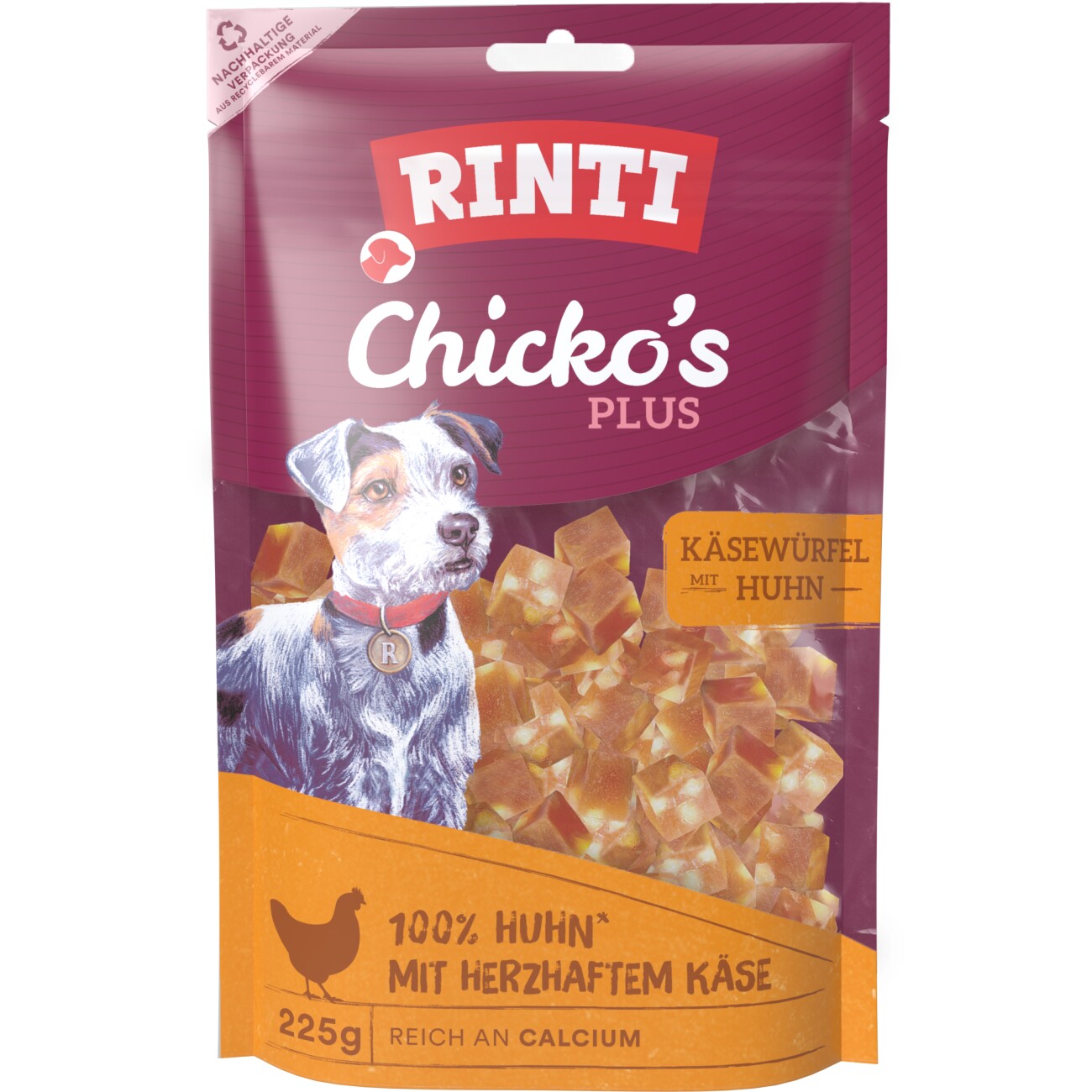 Rinti Chicko Plus kurczak, ser 225 g