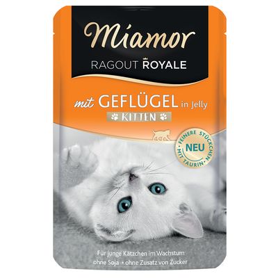 Miamor Ragout Royale drób w galaretce kitten 100 g × 22