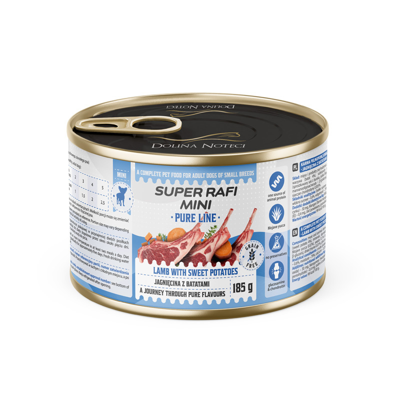 Rafi Pure Line jagnięcina adult małe rasy 185 g