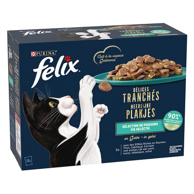 Purina Felix mix smaków w galaretce adult 80 g × 12