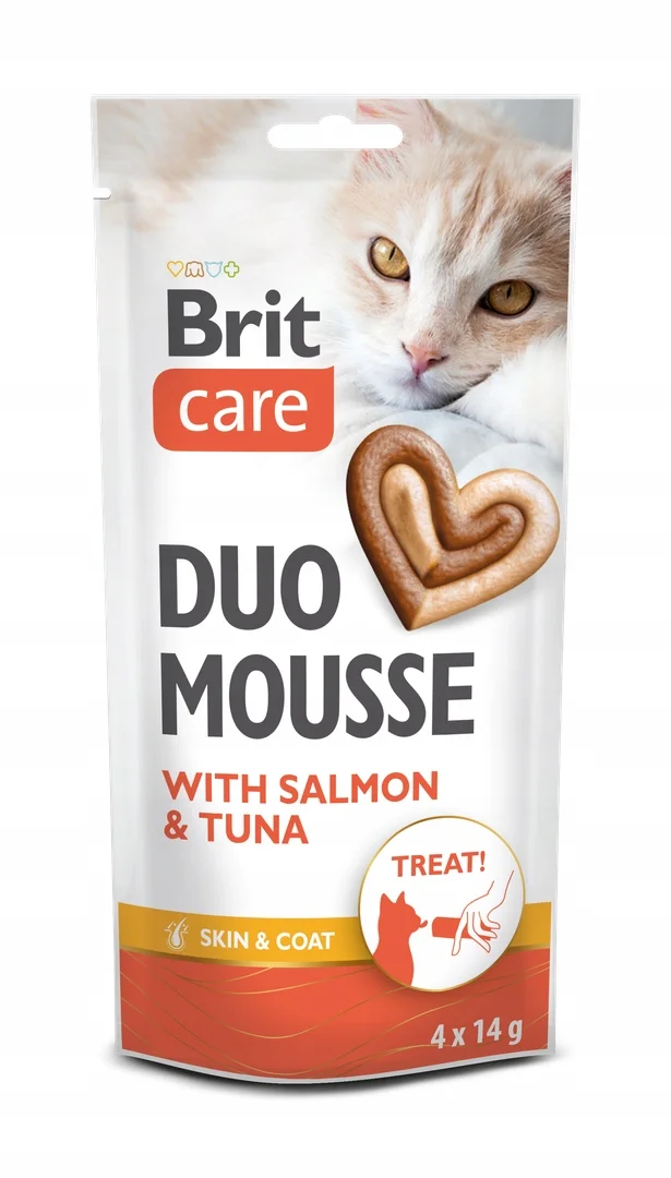 Brit Care tuńczyk, łosoś pasztet 14 g × 4