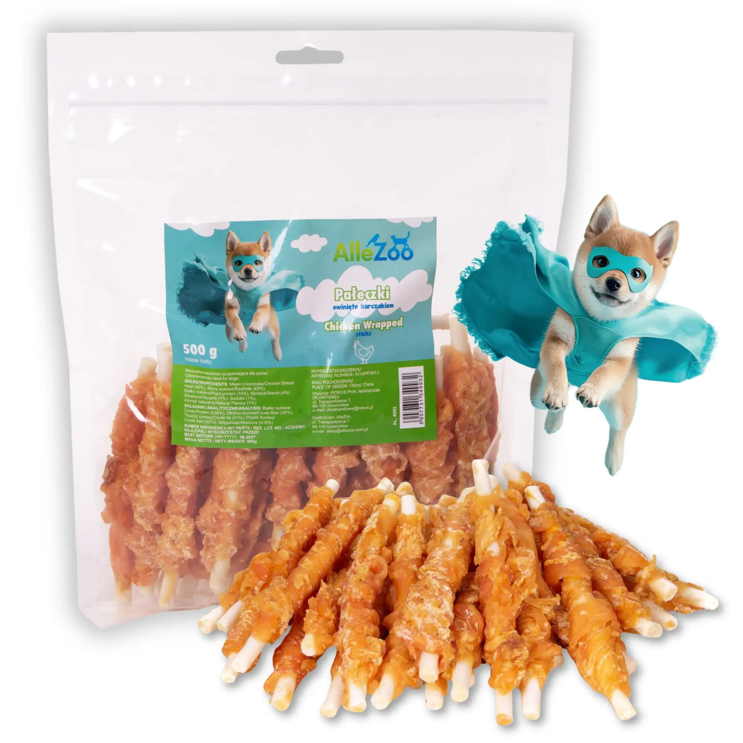 AlleZoo kurczak adult 500 g