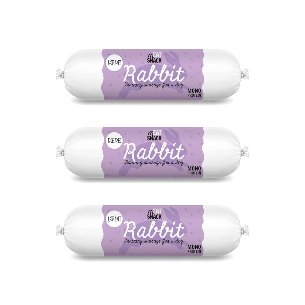 Paka Zwierzaka Pepe królik 200 g × 3