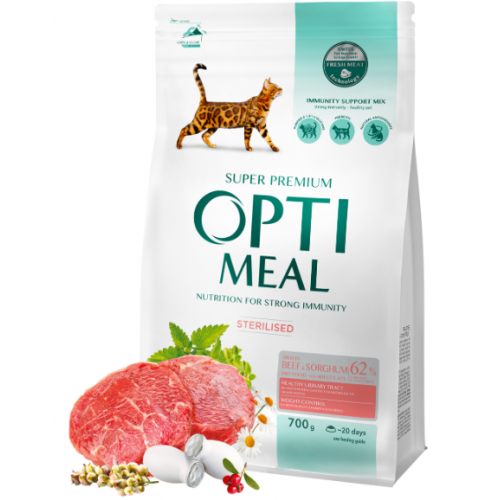Optimeal Sterilised wołowina adult 700 g