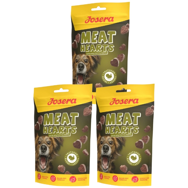 Josera Meat Hearts indyk 70 g × 3