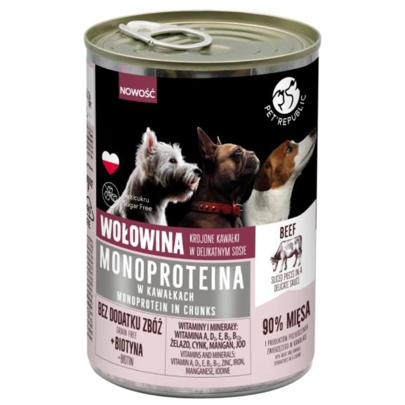 Pet Republic Monoproteina wołowina adult 400 g