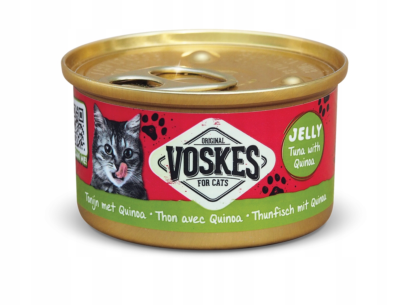 Voskes Original tuńczyk z komosą w galaretce adult 85 g