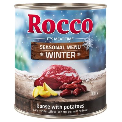 Rocco Winter Menu gęś, wołowina adult 800 g × 6