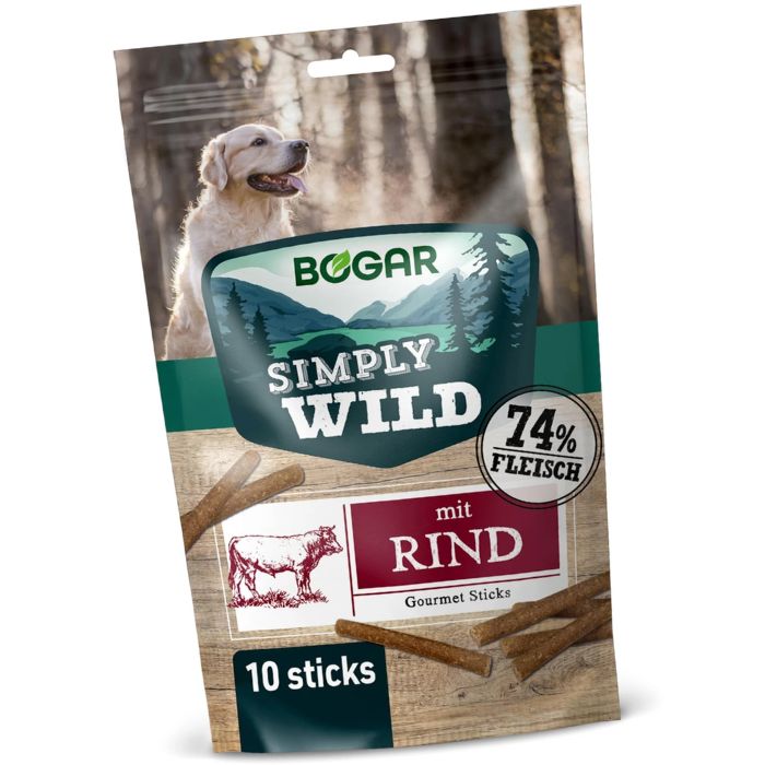 Bogadent Simply Wild wołowina 11 g × 10