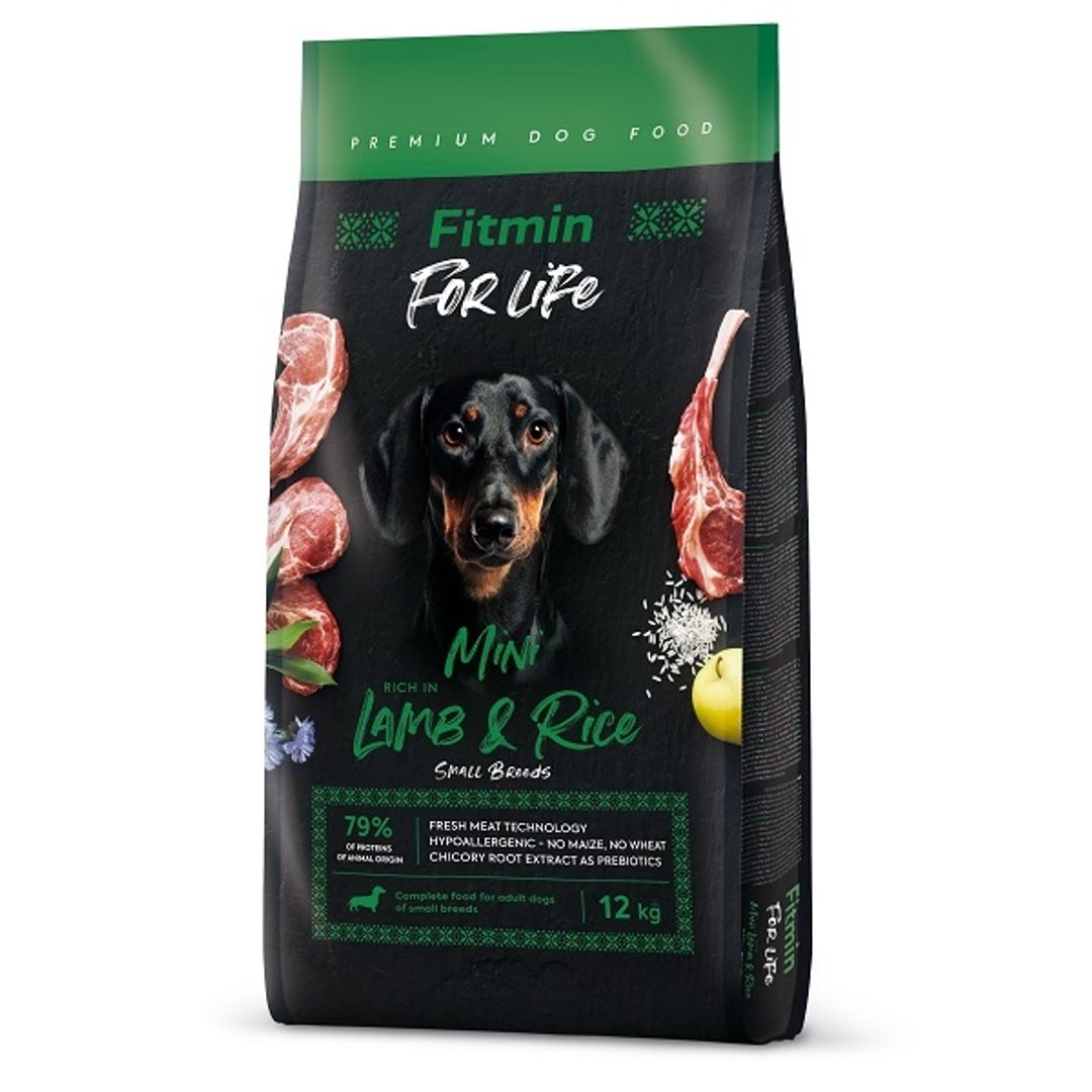 Fitmin For Life jagnięcina adult małe rasy 12 kg